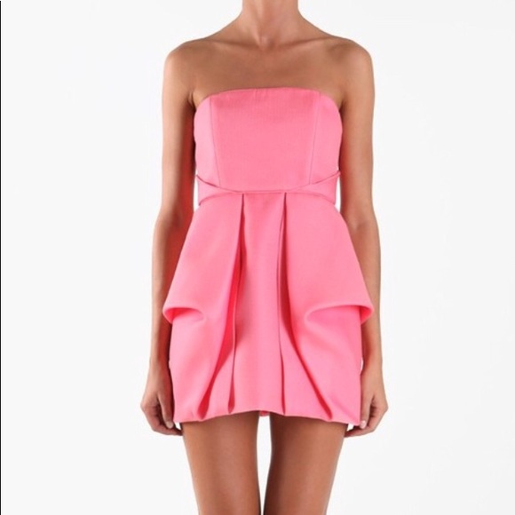 tibi strapless dress
